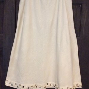 JJill linen skirt